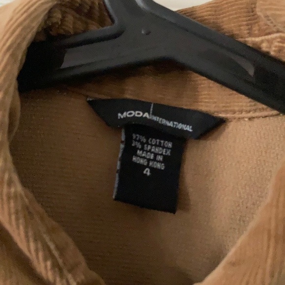 Moda International Midi Length Western Cord Dress - Picture 2 of 5